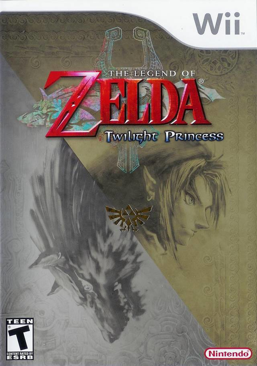Zelda Twilight Princess box art for Wii